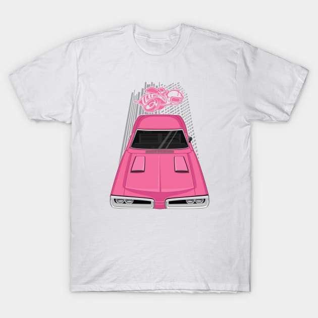 Dodge Coronet Super Bee 1970 - pink T-Shirt by V8social